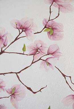magnolien_wandmalerei